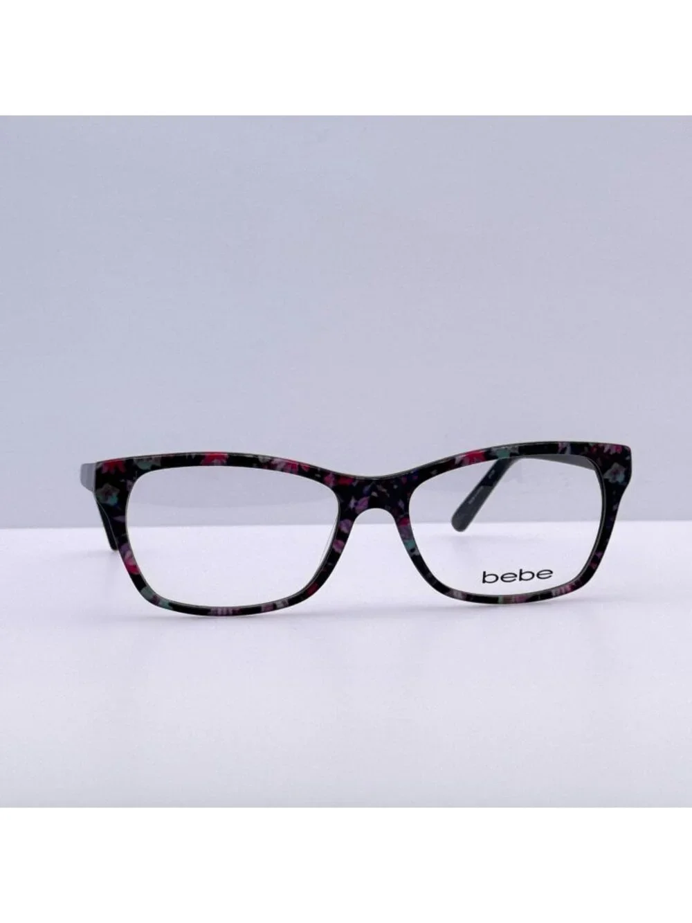 Bebe BB 5118SC 001 Jet Floral Eyeglasses Eye Glasses Frames 55-17-140